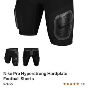 Nike Pro Hyperstrong Hardplate Black Shorts